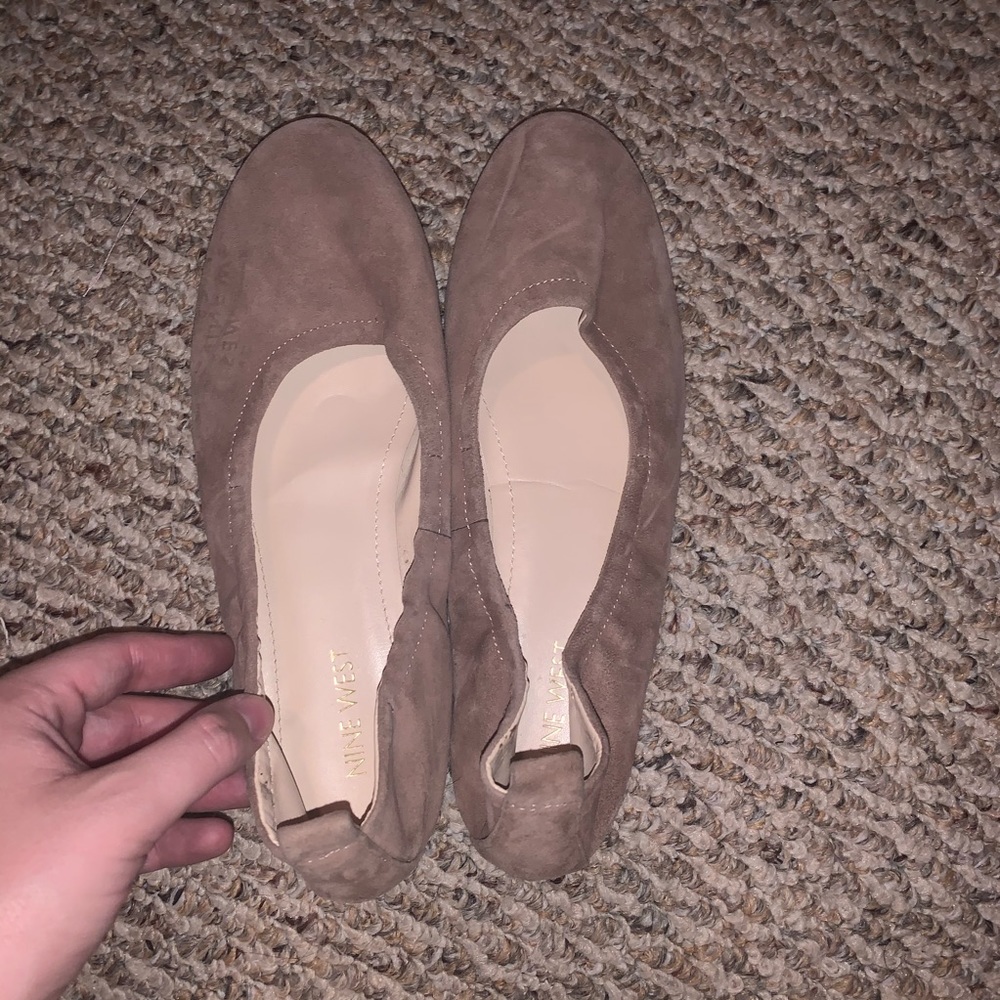 Nine West flats like new condition !